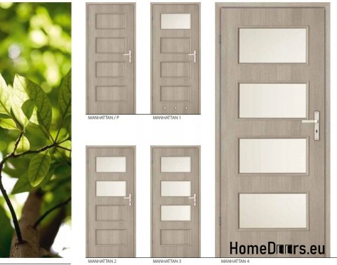 Room door glazed glass MANHATTAN 90 Room door glazed glass MANHATTAN 90