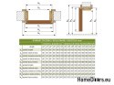 Adjustable frame MDF OR-1, 260-280 mm
