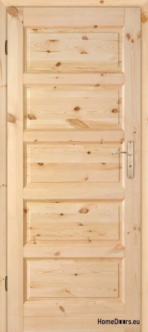 Wooden door raw knot MANHATTAN 60/70/80/90