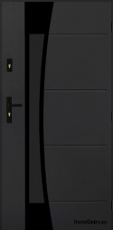 Exterior doors THICK WARM SATURN 02 72mm, 80, 90, 100