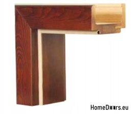 Adjustable lacquered pine frame 110-130