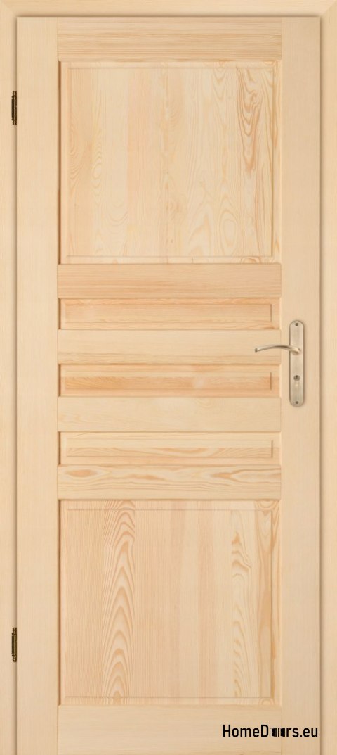 Wooden pine bathroom door ZEBRA 60/70/80/90 Wooden pine bathroom door ZEBRA 60/70/80/90