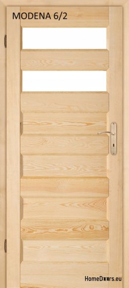 Wooden pine bathroom door MODENA 60/70/80/90
