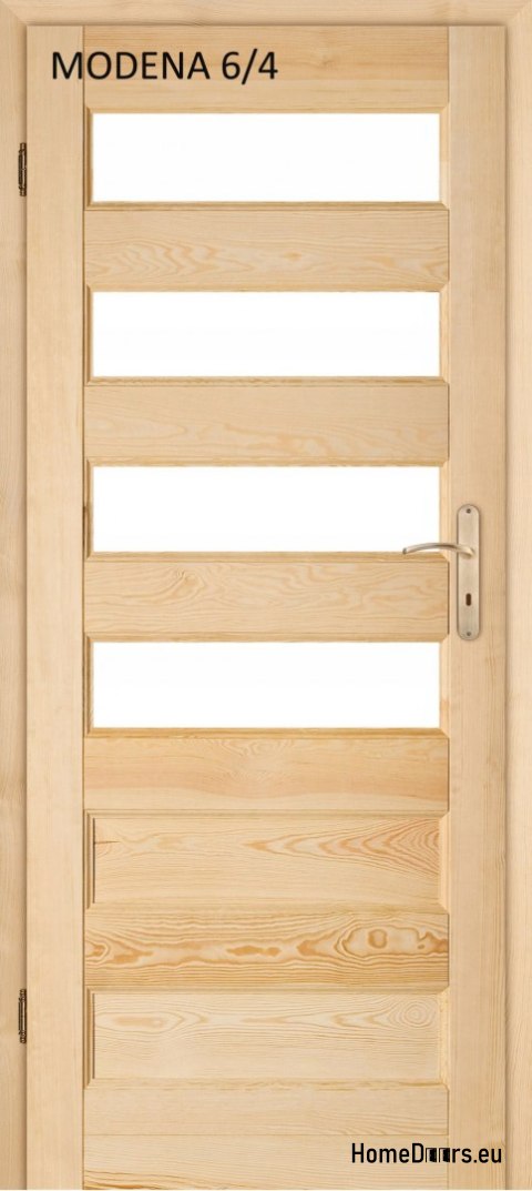 Wooden pine bathroom door MODENA 60/70/80/90 Wooden pine bathroom door MODENA 60/70/80/90