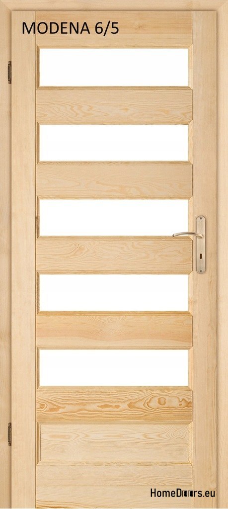 Wooden pine bathroom door MODENA 60/70/80/90 Wooden pine bathroom door MODENA 60/70/80/90