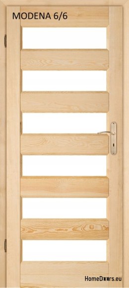 Wooden pine room door MODENA 60/70/80/90