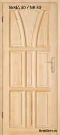 Knotless pine doors SERIES 30 No. 31 60/70/80/90