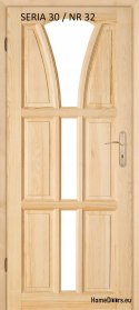 Knotless pine doors SERIES 30 No. 33 60/70/80/90