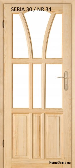 Knotless pine doors SERIES 30 No. 34 60/70/80/90