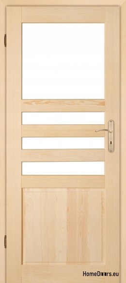 Wooden pine room door ZEBRA 60/70/80/90