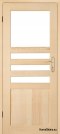Wooden pine room door ZEBRA 60/70/80/90