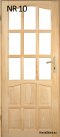 Interior wooden pine doors No. 10 60/70/80/90