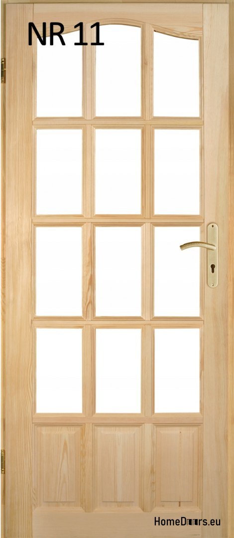 Interior wooden pine doors No. 10 60/70/80/90 Interior wooden pine doors No. 10 60/70/80/90