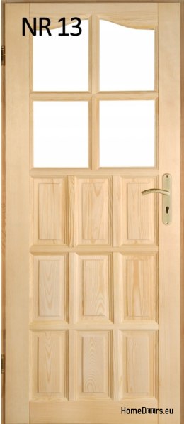 Interior wooden pine doors No. 11 60/70/80/90