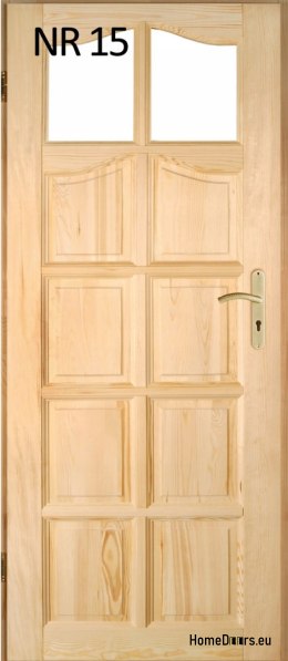 Interior wooden pine doors No. 15 60/70/80/90