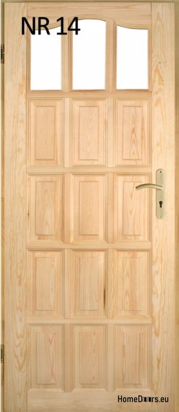 Interior wooden pine doors No. 15 60/70/80/90