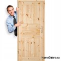 Door to the toilet bathrooms pine knot HARNAŚ 60/70/80/90