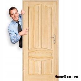 Wooden natural room door DELFIN 60/70/80/90