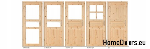 Door to the room wooden raw HARNAŚ 60/70/80/90 Door to the room wooden raw HARNAŚ 60/70/80/90
