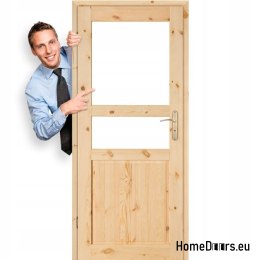 Door to the room wooden raw HARNAŚ 60/70/80/90