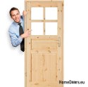 Door to the room wooden raw HARNAŚ 60/70/80/90