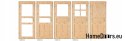 Door to the room natural wooden HARNAŚ 60/70/80/90