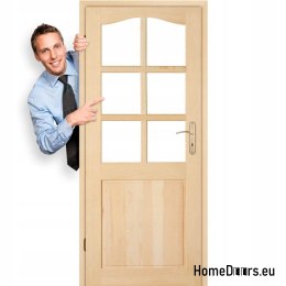 Door to room pine wooden LONDON 60/70/80/90