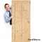 Room door pine knotted wood Baca 60/70/80/90