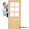 Room door pine knotted wood Juhas 60/70/80/90