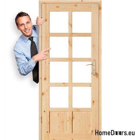 Room door pine knotted raw BACA 60/70/80/90 Room door pine knotted raw BACA 60/70/80/90