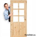 Room door pine knotted raw BACA 60/70/80/90