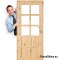 Room door pine knotted raw BACA 60/70/80/90