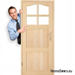 Bathroom door WC Polish pine LONDON 60/70/80/90