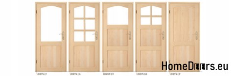 Room door wooden pine LONDON 60/70/80/90 Room door wooden pine LONDON 60/70/80/90