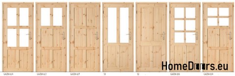 Door to room pine knotted wood GAZDA 60/70/80/90 Door to room pine knotted wood GAZDA 60/70/80/90
