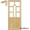 Wooden room door 60/70/80/90 frame STOLGEN KS1
