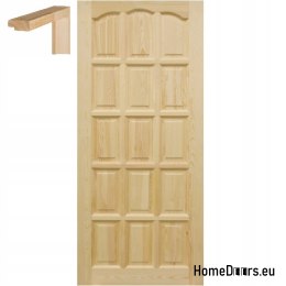 Solid pine doors 60/70/80/90 with frame STOLGEN LS7