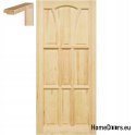 Doors full raw pine 60/70/80/90 frame STOLGEN WS5