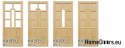 Bathroom pine doors 60/70/80/90 frame STOLGEN KS2