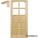 Polish 60/70/80/90 pine doors with FRAME STOLGEN LS4