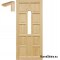Raw wood doors 60/70/80/90 with frame STOLGEN KS3