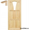 Raw pine doors 60/70/80/90 with frame STOLGEN WS4