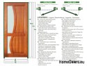Adjustable pine frame 290-310 mm stolgen