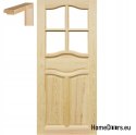 Raw wooden doors 60/70/80/90 frame STOLGEN DL2