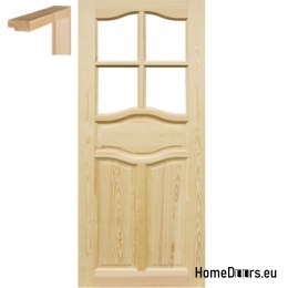 Raw wooden doors 60/70/80/90 frame STOLGEN DL2