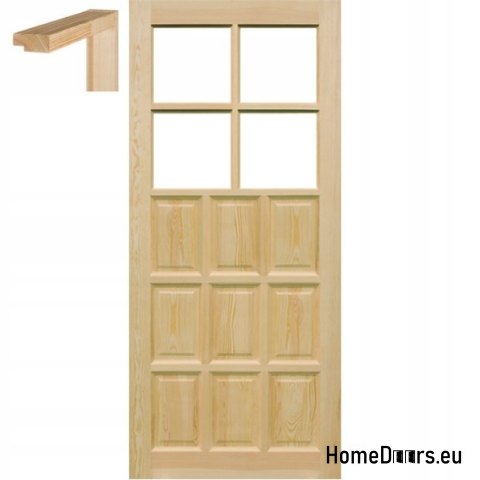 Raw bathroom doors 60/70/80/90 frame STOLGEN PR1