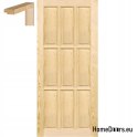 Doors full raw pine 60/70/80/90 frame STOLGEN TW
