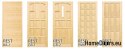 Doors full raw pine 60/70/80/90 frame STOLGEN TW