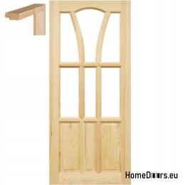 Pine room door 60/70/80/90 with frame STOLGEN WS1