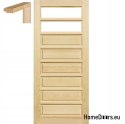 Bathroom pine doors 60/70/80/90 frame STOLGEN TD2